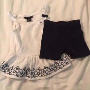 Tommy Hilfiger Top and Gymboree Shorts